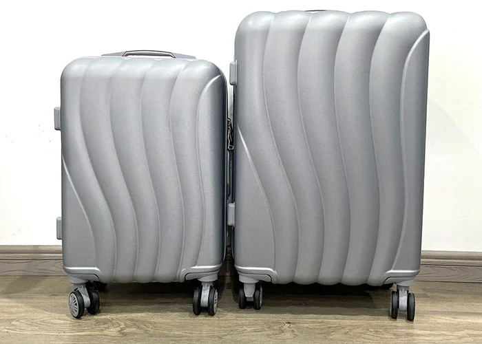 Wavy Texture Abs Luggage
