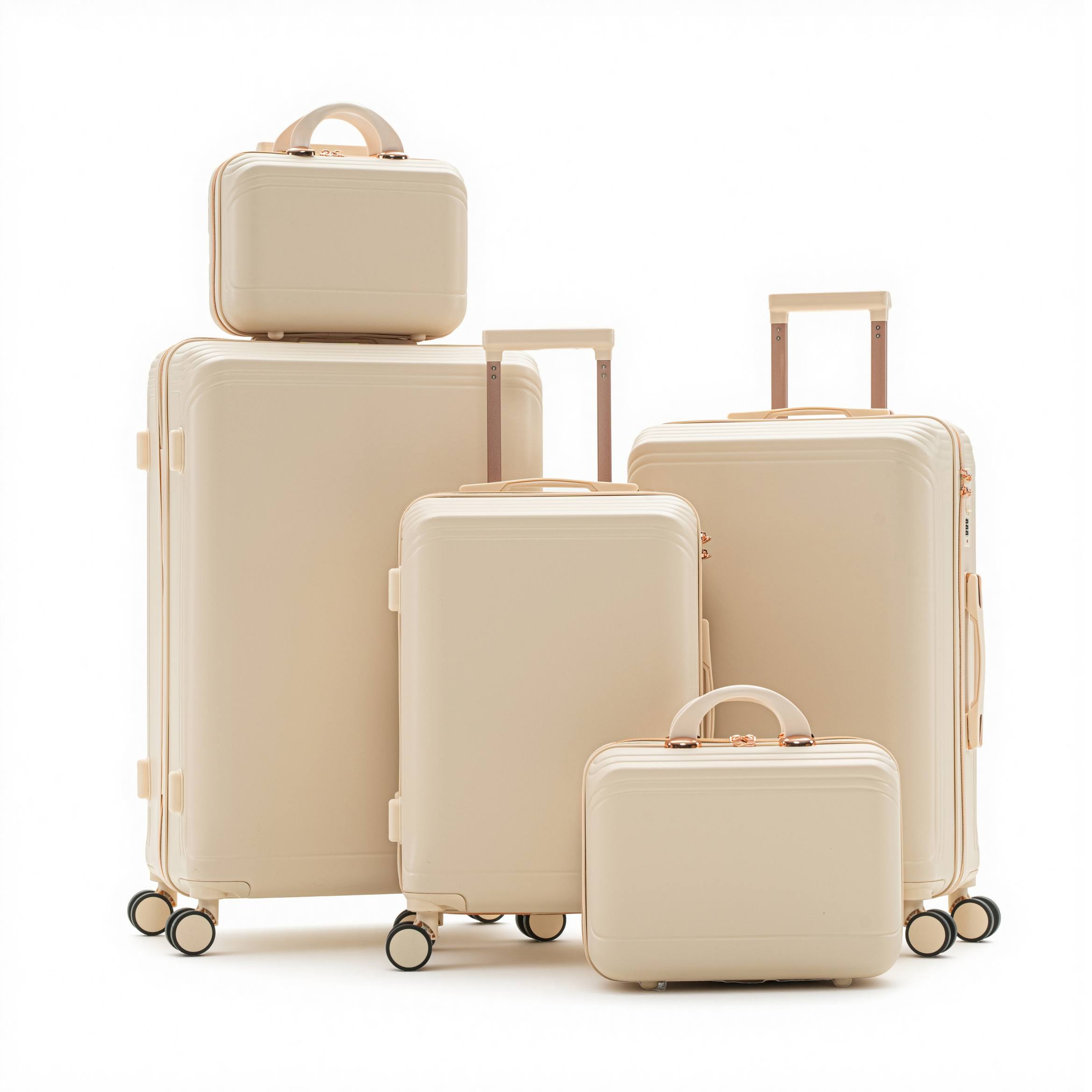 Minimalista ABS 5 részes Hardshell poggyászkészlet